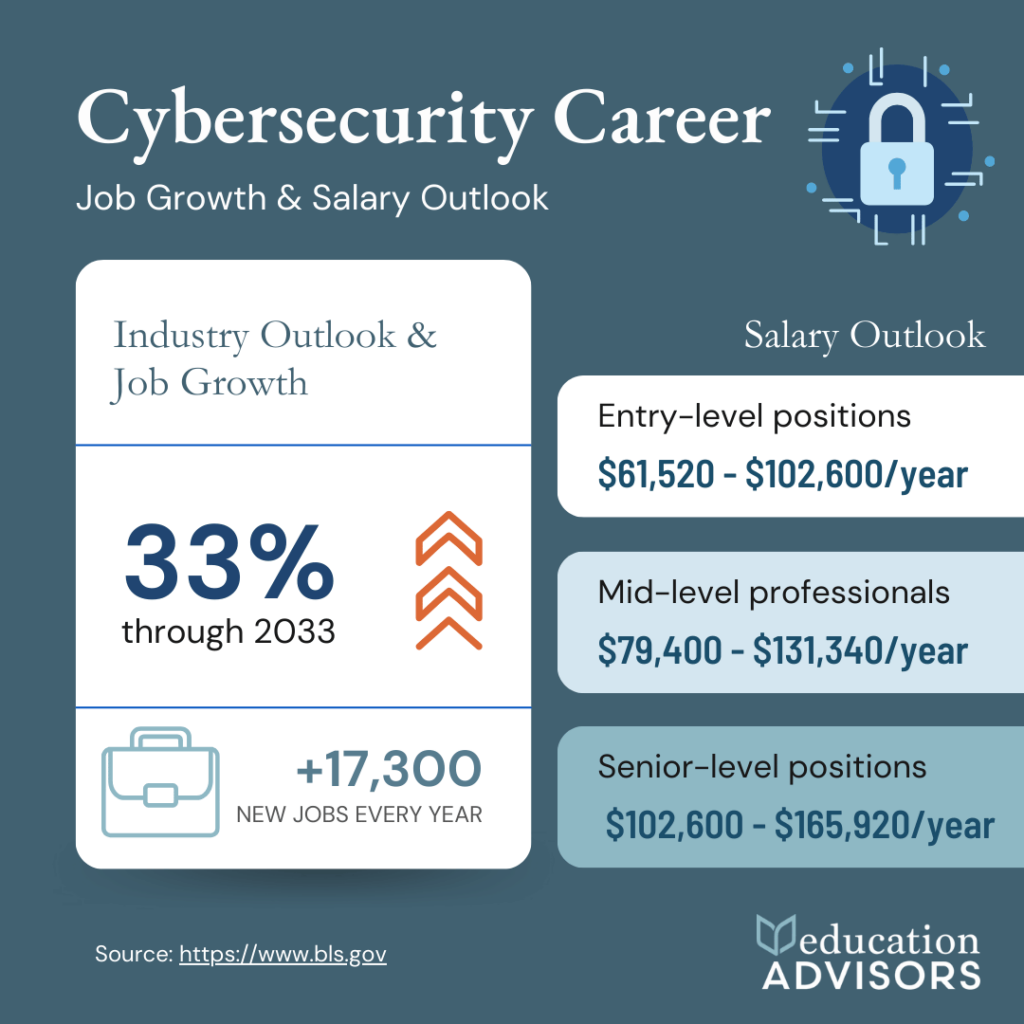 Cybersecurity Career infographic