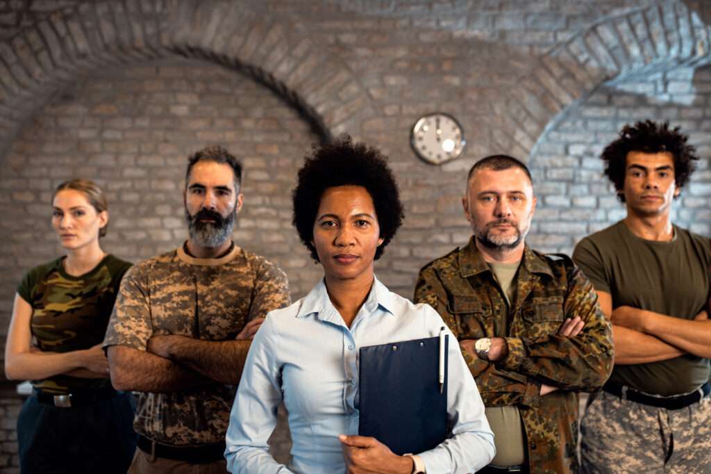 Group of Military Veterans